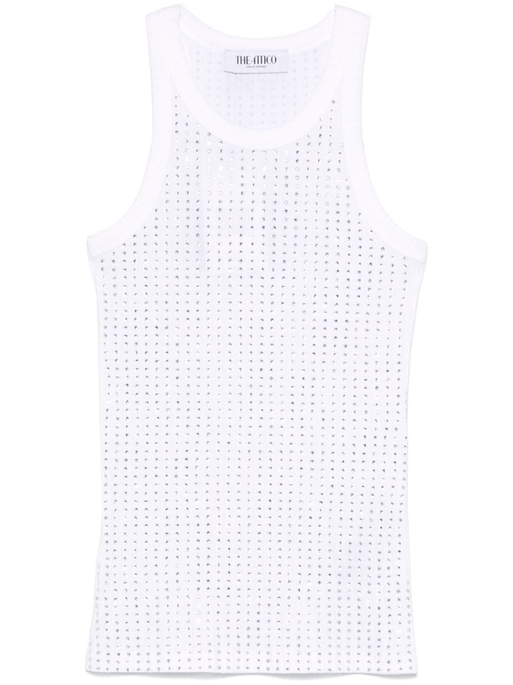 250WCN00004JJJ051TR001 STRASS 장식 탱크탑